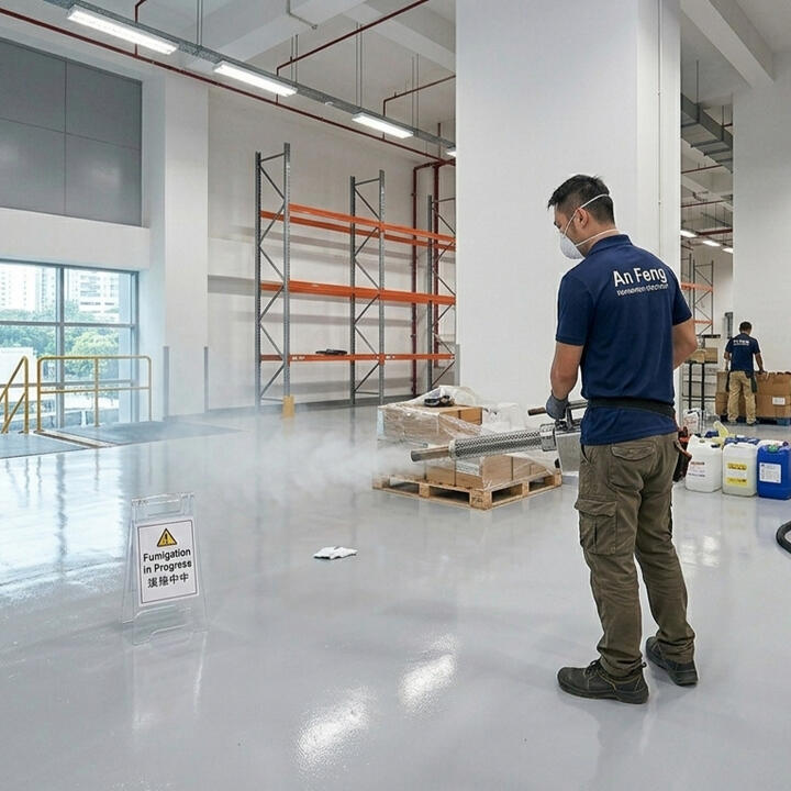 Heavy-duty epoxy flooring, deep cleaning, and fumigation Heavy-duty epoxy flooring, deep cleaning, and fumigation