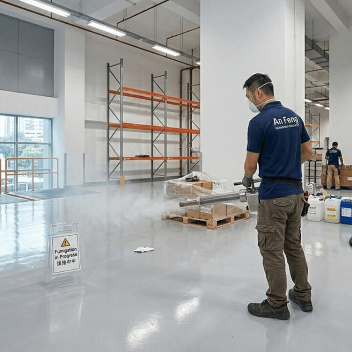 Heavy-duty epoxy flooring, deep cleaning, and fumigation Heavy-duty epoxy flooring, deep cleaning, and fumigation